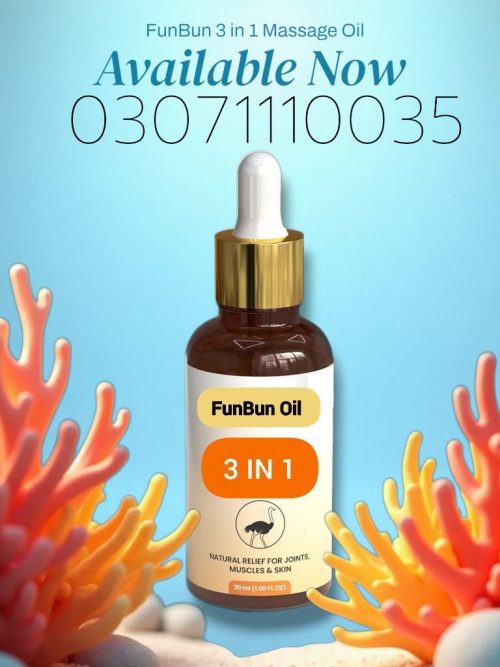 FunBun 3 in 1 Massage oil for Men and women
